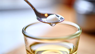 How long before you feel the effects of a CBD infusion and for how long? 2 A spoonful of coconut oil floating on a cup of CBD tea